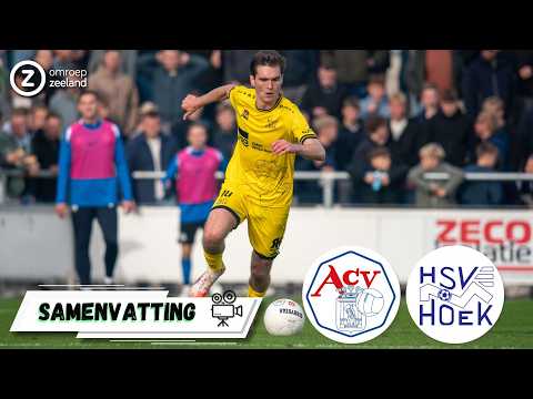 ⏫TOPWEEKEND VOOR HOEK NA ZEGE IN ASSEN, AELTERMAN MATCHWINNER ⚽ | Samenvatting ACV-HOEK 🎥