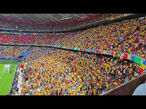 CIULEANDRA A RASUNAT PE ALLIANZ ARENA | ROMANIA - UCRAINA | EURO 2024