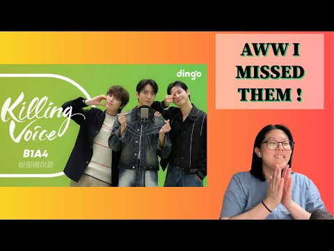 REACTING TO B1A4(비원에이포)의 킬링보이스를 라이브로! – 이게 무슨 일이야, 잘자요 굿나잇, Lonely, 걸어 본다, 못된 것만 배워서 | 딩고뮤직 💚