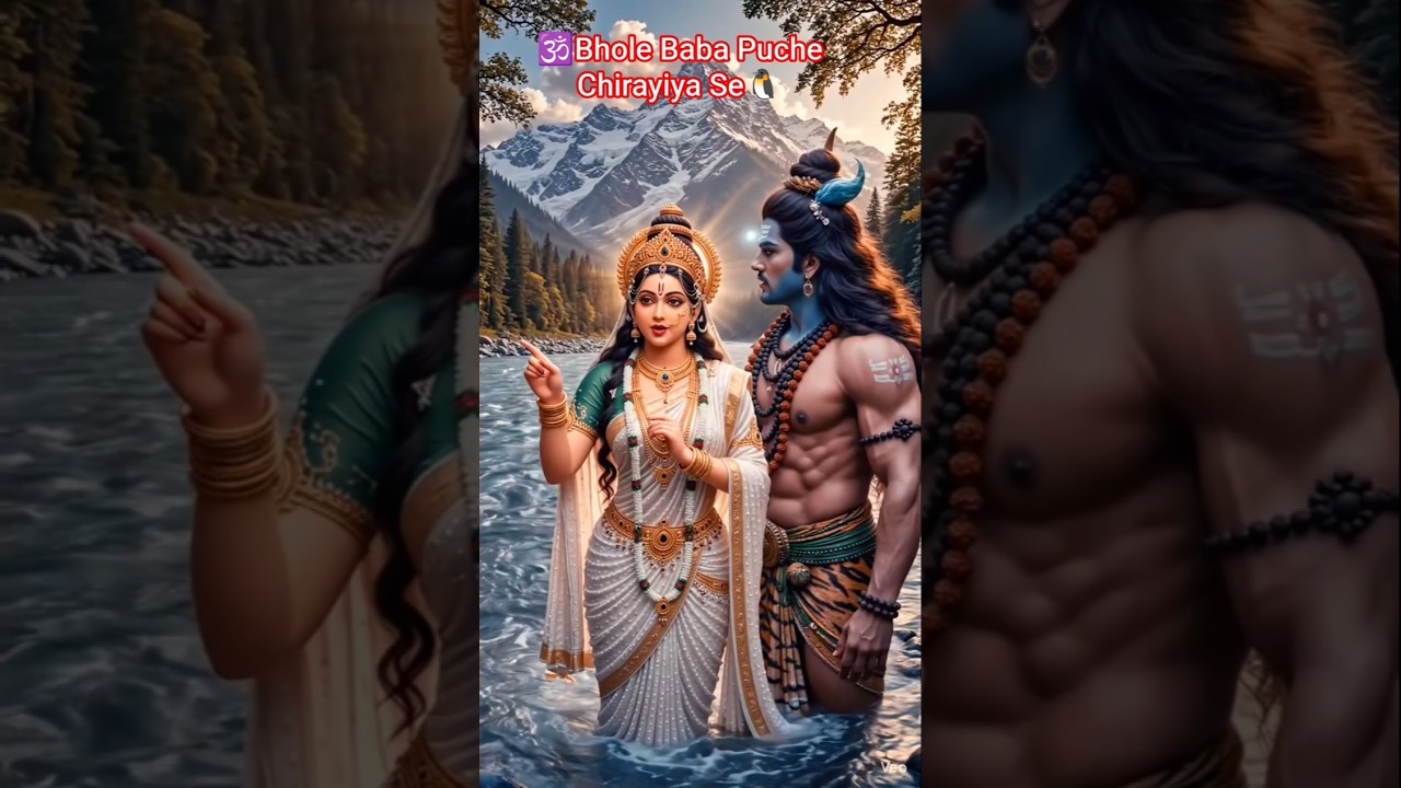 🕉Bhole Baba Puche Chirayiya Se 🐦 #sorts #viral #sortfeed #bhakti #shiv