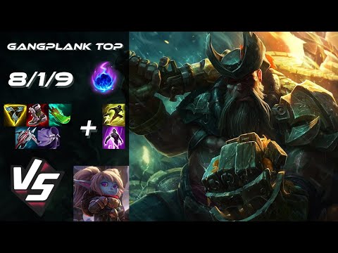 TOP Gangplank vs Poppy - EU Grandmaster Patch 25.S2.8