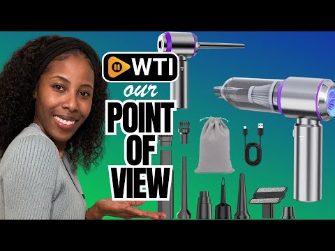 20000PA Portable Handheld Cordless Vacuum Cleaner & Air Duster - WTI product video review