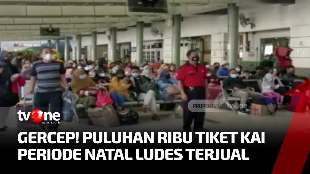 22 Ribu Tiket Kereta Api Periode Natal dan Tahun Baru Terjual | Kabar Utama tvOne
