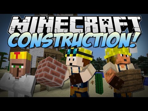 Minecraft | CONSTRUCTION! (Turn Blueprints into EPIC Kingdoms!) | Mod Showcase
