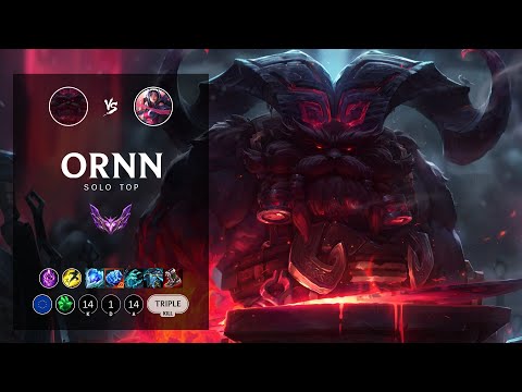 Ornn Top vs Irelia - EUW Master Patch 12.8