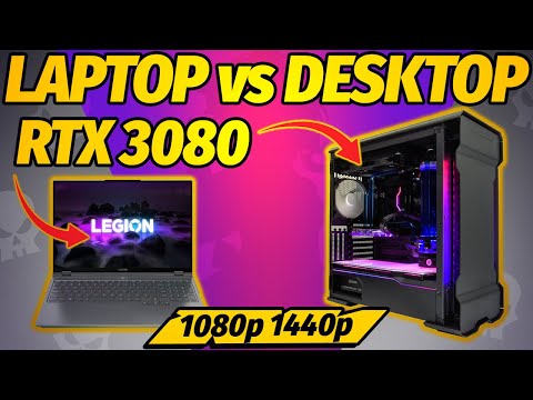 RTX 3080 Laptop vs Desktop | 1080p 1440p Gaming