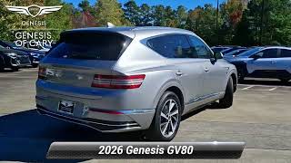 New 2026 Genesis GV80 2.5T Advanced AWD, Cary, NC GV801844T