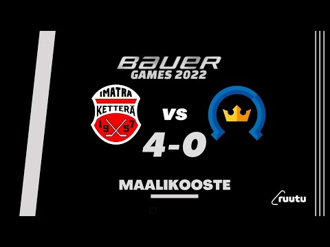 Bauer Games 2022: Maalikooste Ketterä - K-Espoo 4-0 25.8.2022