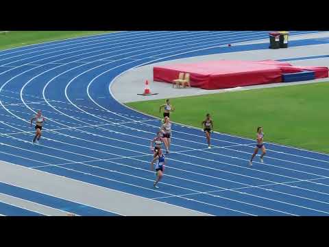 Ht1. 200m U15 Girls, 2023 QLD Athletics Championships, QSAC 12 March 2023