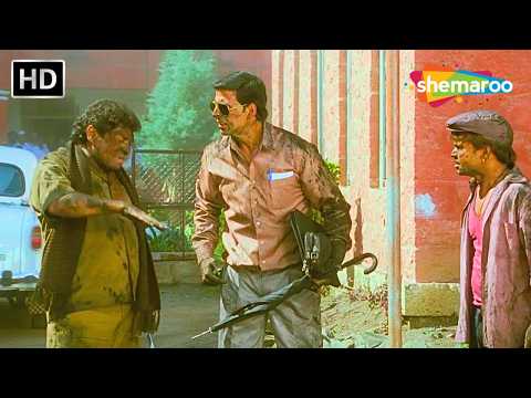 Khatta Meetha Movie Scene - अभी ठीक करके देता हु - Johnny Lever Comedy - Akshay Kumar, Rajpal Yadav