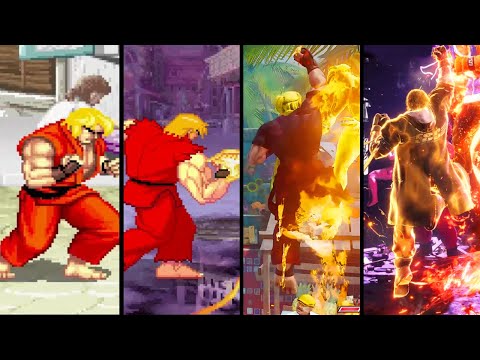 Evolution of Ken Shoryuken (1987-2024)