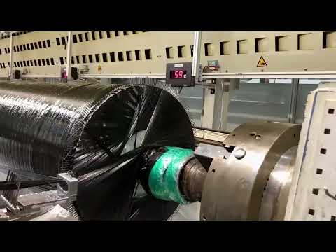 Filament Winding Machinery Demo by Voith Composites