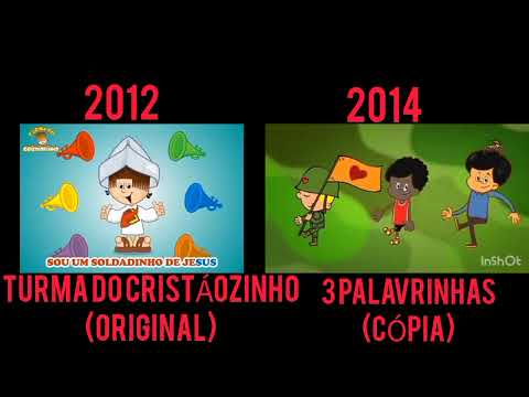 Turma do Cristãozinho VS 3 Palavrinhas - Sou a Florzinha, Sou o Soldadinho | Original vs Cópia