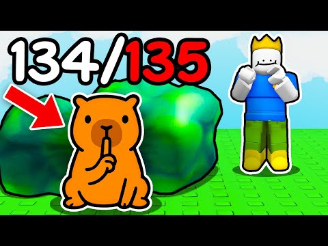 Finding EVERY CAPYBARA in Roblox Find the Capybara!