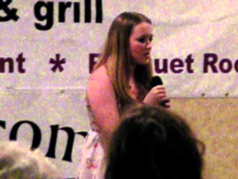 Christina Brocksmith singing "I Told You So"