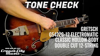 Video thumbnail for TONE CHECK: 2022 Gretsch G5422G-12 Electromatic Classic 12-String Demo by Cream City Music