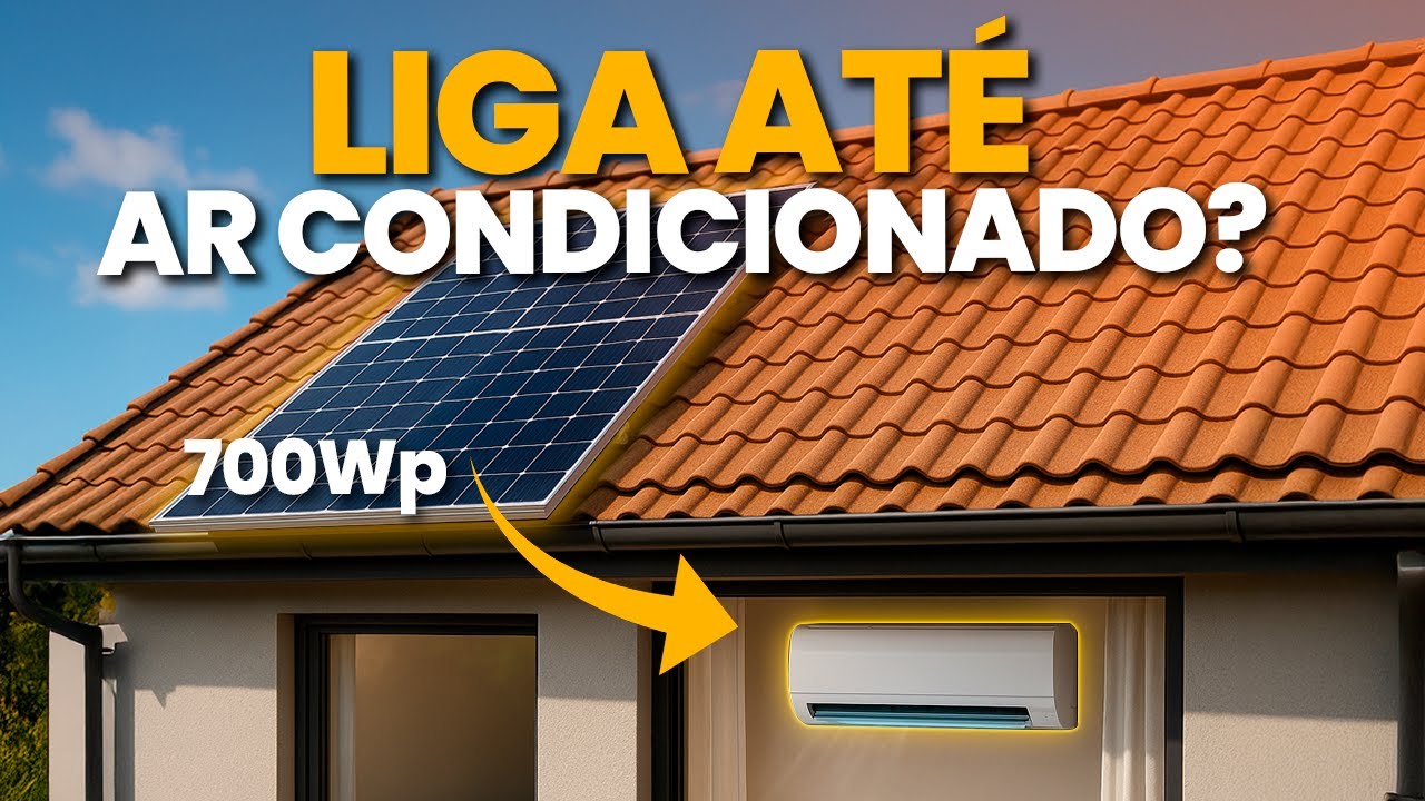 O que dá para LIGAR em uma PLACA SOLAR de 700W?