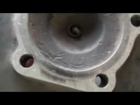 How to skim a 2 stroke cylinder head using household tools