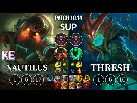 YM Ke Nautilus vs Thresh Sup - KR Patch 10.14