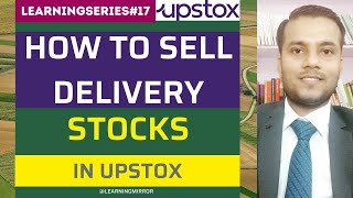 How to sell Delivery Stocks in Upstox | How to sell Holdings Stocks in Upstox