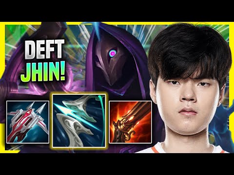 DEFT PERFECT GAME WITH JHIN! - DRX Deft Plays Jhin ADC vs Aphelios! | Season 2022