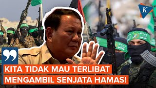 Download lagu Prabowo Affirms Indonesia Will Not Be Involved in Hamas Disarmament mp3