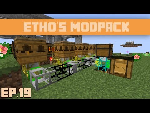Ethos Modpack : Ep.19 - Buildcraft Apiary Automation!