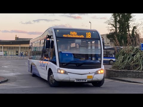 Bay travel Optare solo SR (YJ67 GGK) service:18 (Very loud axels)