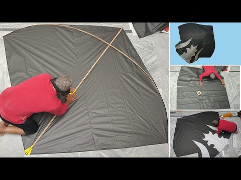 How to Make a Massive 12 Tawa Gudda Kite - Basant festival 2024 - DIY Big Kite - GolgappaY Kites