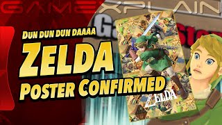 Zelda Posters Coming to GameStop w/ Purchase + Ad's "New Switch" Wording Fuels Pro Speculation