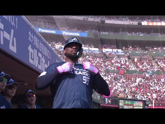 【3回表】リーグ最速の20号!! ファイターズ・レイエス ライトへ勝ち越しのソロホームラン!! 2025年7月19日 東北楽天ゴールデンイーグルス 対 北海道日本ハムファイターズ