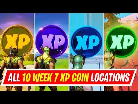 Fortnite - All XP Coins Locations Week 7 - Chapter 2 Season 4