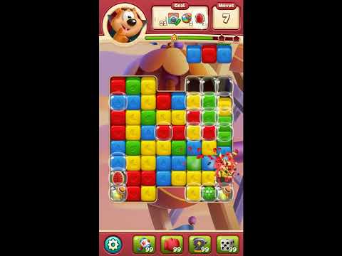 Toon Blast Level 7222 - NO BOOSTERS 🐻🐺🐱 | SKILLGAMING ✔️