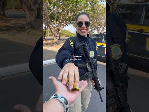 Que nota ela merece? Policial Rodoviária Federal 😍 #Shorts