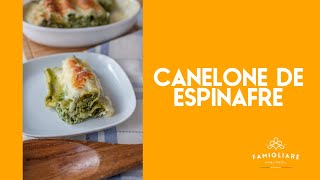 Canelone de espinafre