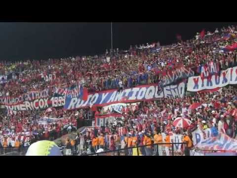 "Medellin 3 patriotas 1 REXIXTENXIA NORTE Vamos Vamos MEDALLO!" Barra: Rexixtenxia Norte • Club: Independiente Medellín • País: Colombia