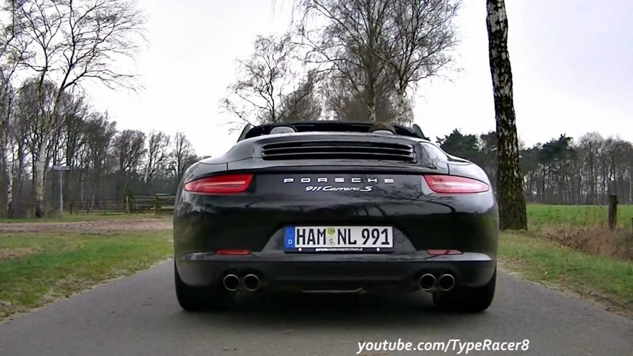 2012 Porsche 911 (991) Carrera S Cabriolet PDK GREAT Sounds! 1080p HD!