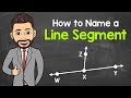 How To Name A Line Segment Geometry Math With Mr J