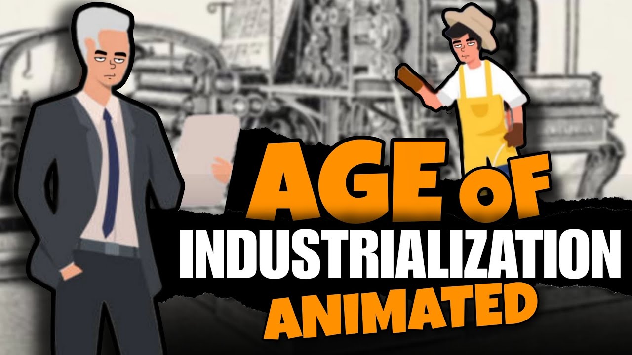 The age of industrialisation CLASS 10 animated 1 shot  - Class 10 SST history one shot boards 2023