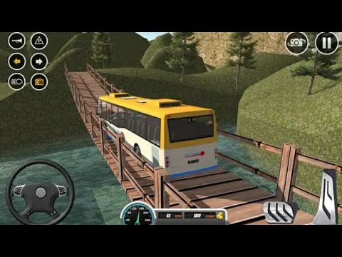 Real Uphill Offroad Tourist Bus Driving Simulation 2019 - Android Gameplay (HD)