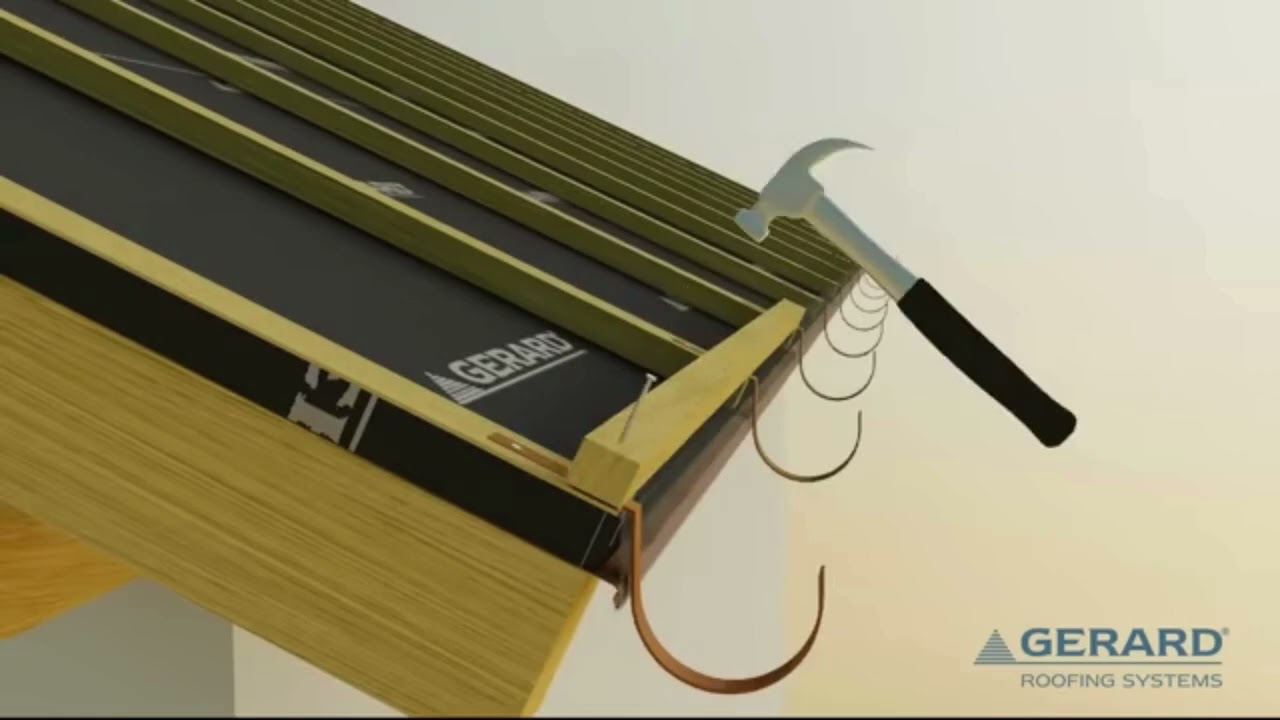 Tigla metalica cu roca vulcanica -  montarea foliei  anticondens Gerard