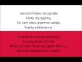 HYMN POLSKI - NATIONAL ANTHEM OF POLAND ...