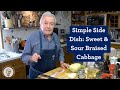 Simple Side Dish Sweet Sour Braised Cabbage