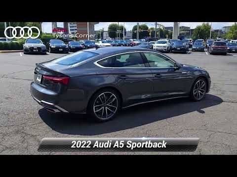 New 2022 Audi A5 Sportback S line Prestige, Vienna, VA 22A0831