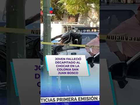 Joven fallece al chocar en la colonia San Juan Bosco | Noticias GDL | Shorts