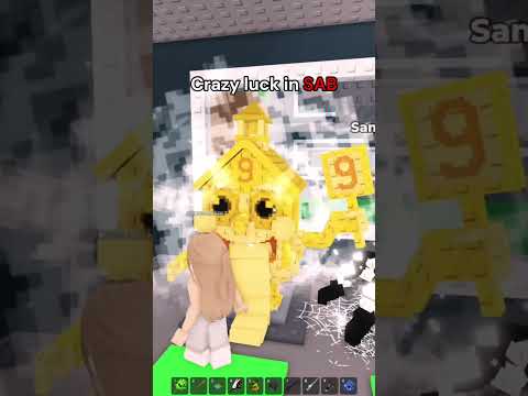 Crazy lucky block luck in Steal a Brainrot!!  #roblox #robloxmemes #stealabrainrot #sab #lucky