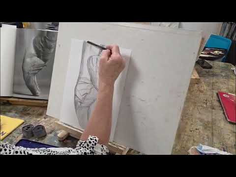 Adult quick video art class view