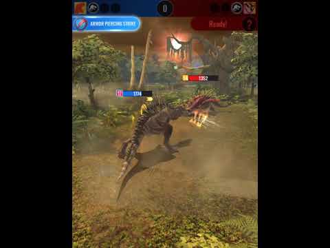 Jurassic world alive battle and use EuclaDoceros in the battle!!!