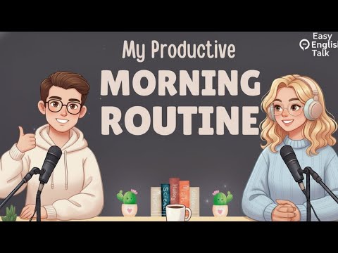 Morning Routine To Improve Your English | Easy English Podcast for Conversation Practice B1