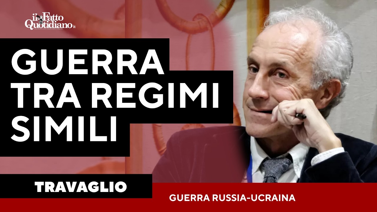 Travaglio: "Guerra in Ucraina? Non è guerra tra democrazia e dittatura, ma tra simili regimi"
